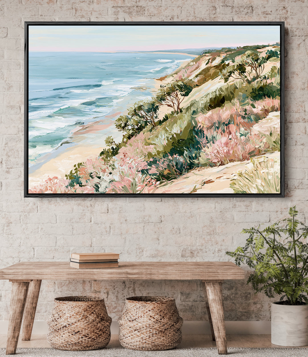 Untouched by Tide I IHeartStudio - Australian Contemporary Coastal Landscape Canvas Print