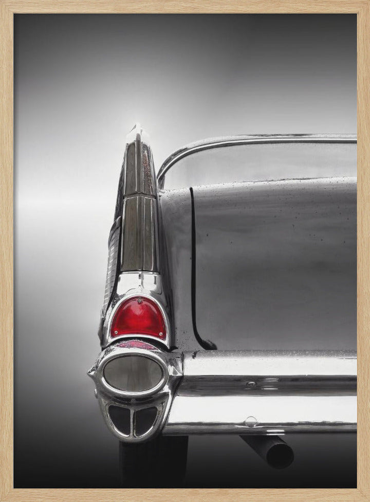 US classic car 1957 Bel Air - Stretched Canvas, Poster or Fine Art Print I Heart Wall Art