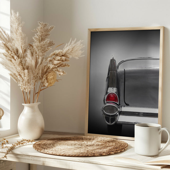 US classic car 1957 Bel Air - Stretched Canvas, Poster or Fine Art Print I Heart Wall Art