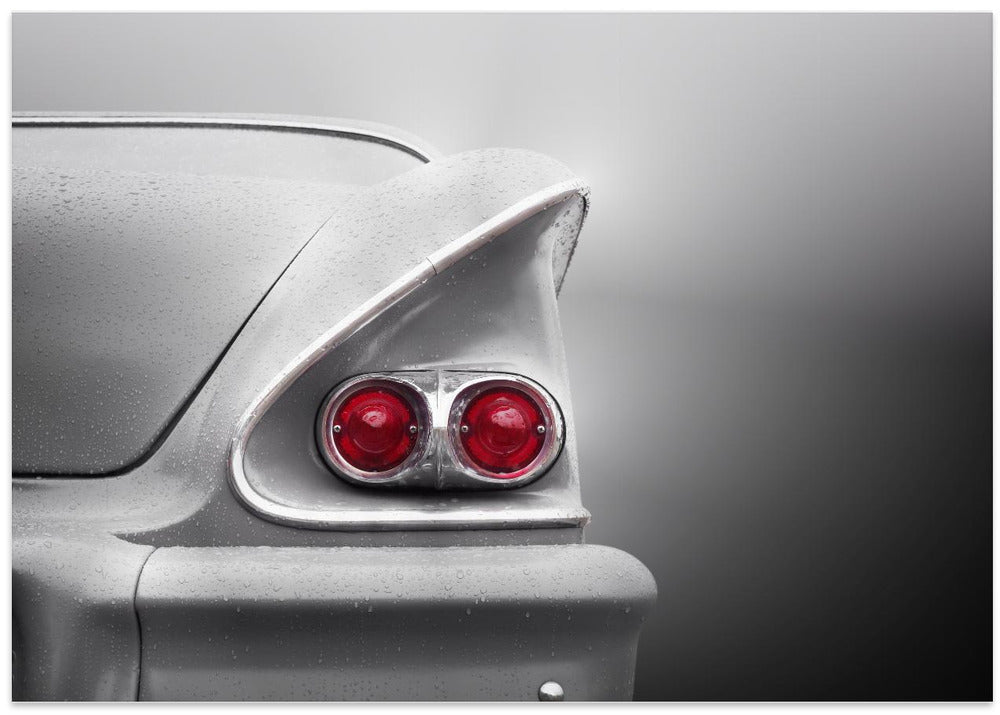 US classic car 1958 Bel Air - Stretched Canvas, Poster or Fine Art Print I Heart Wall Art