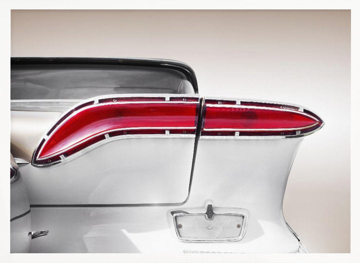 US classic car 1958 taillight abstract - Stretched Canvas, Poster or Fine Art Print I Heart Wall Art