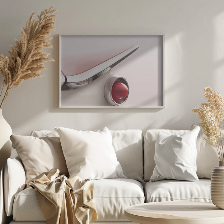 US classic car 1959 Electra tail fin abstract - Stretched Canvas, Poster or Fine Art Print I Heart Wall Art