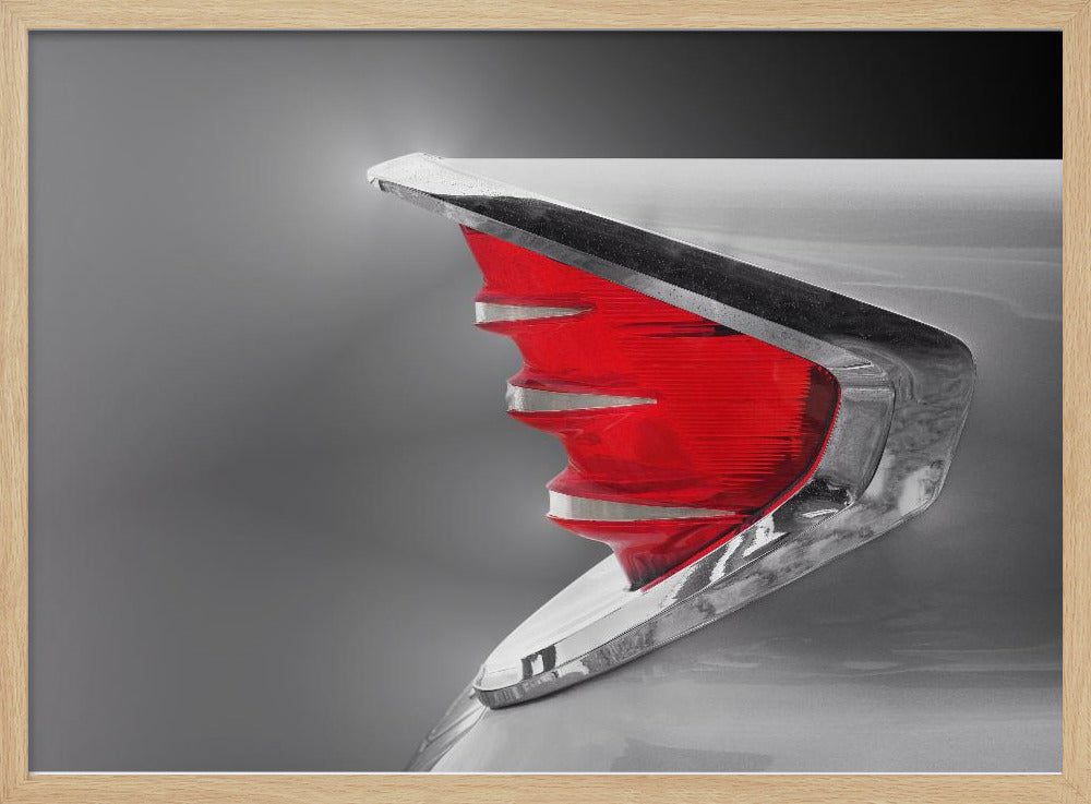 US classic car 1960 Fire flite tail fin abstract - Stretched Canvas, Poster or Fine Art Print I Heart Wall Art