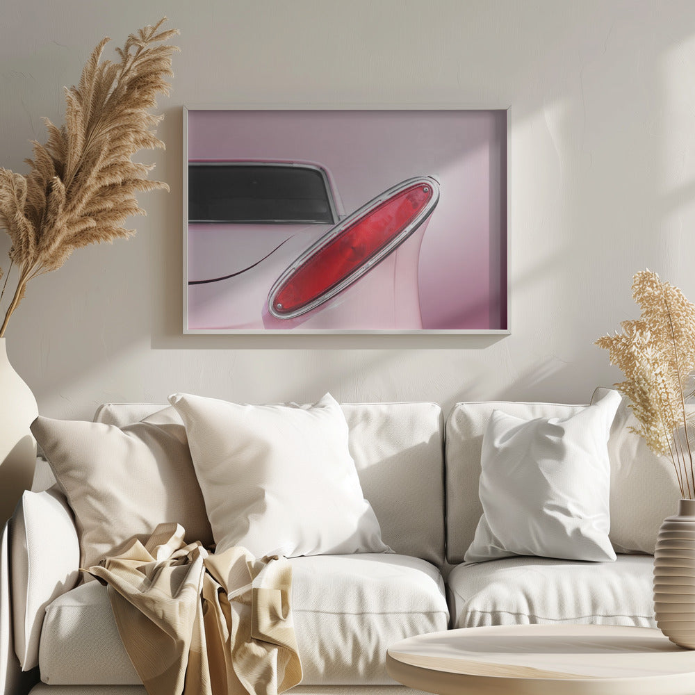 US classic car 1961 Comet tail fin abstract - Stretched Canvas, Poster or Fine Art Print I Heart Wall Art