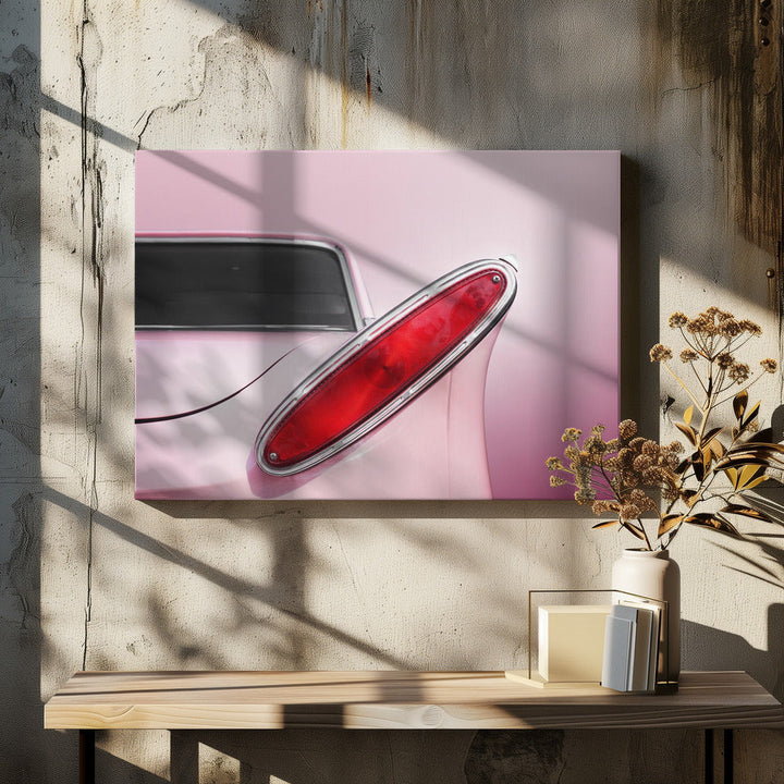 US classic car 1961 Comet tail fin abstract - Stretched Canvas, Poster or Fine Art Print I Heart Wall Art