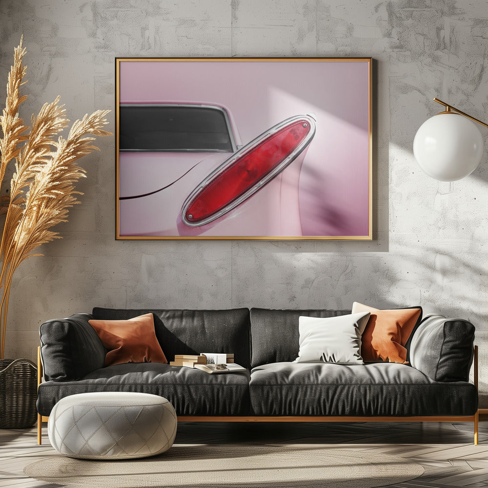 US classic car 1961 Comet tail fin abstract - Stretched Canvas, Poster or Fine Art Print I Heart Wall Art