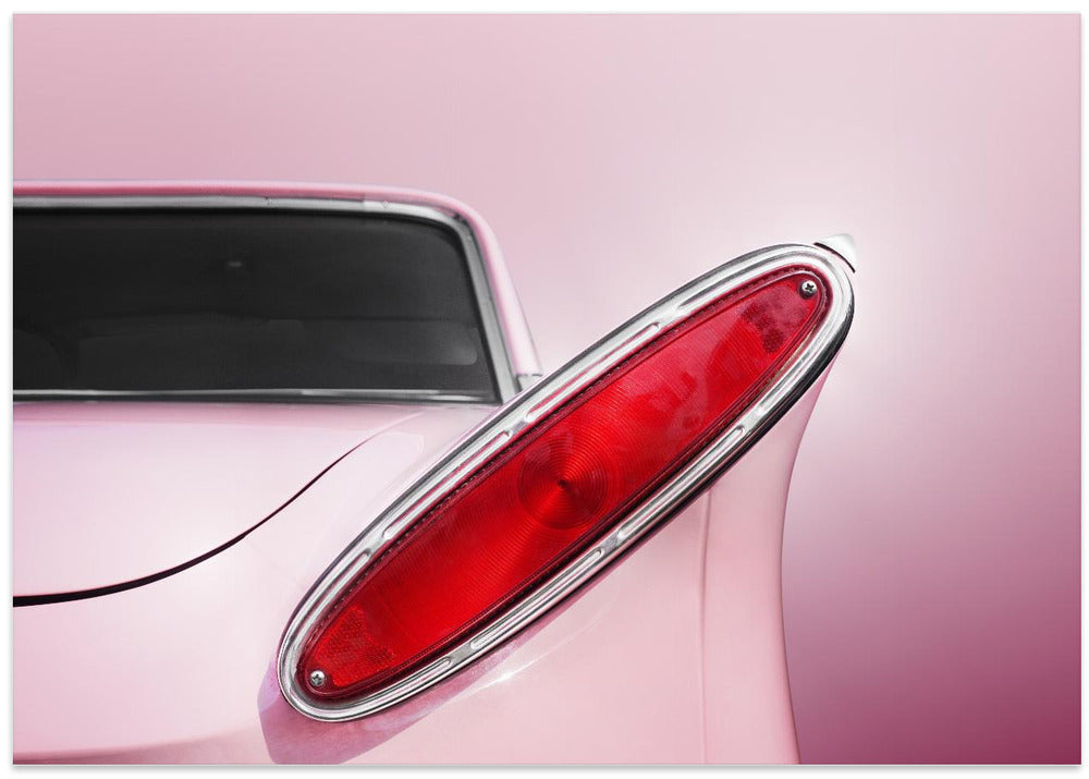 US classic car 1961 Comet tail fin abstract - Stretched Canvas, Poster or Fine Art Print I Heart Wall Art