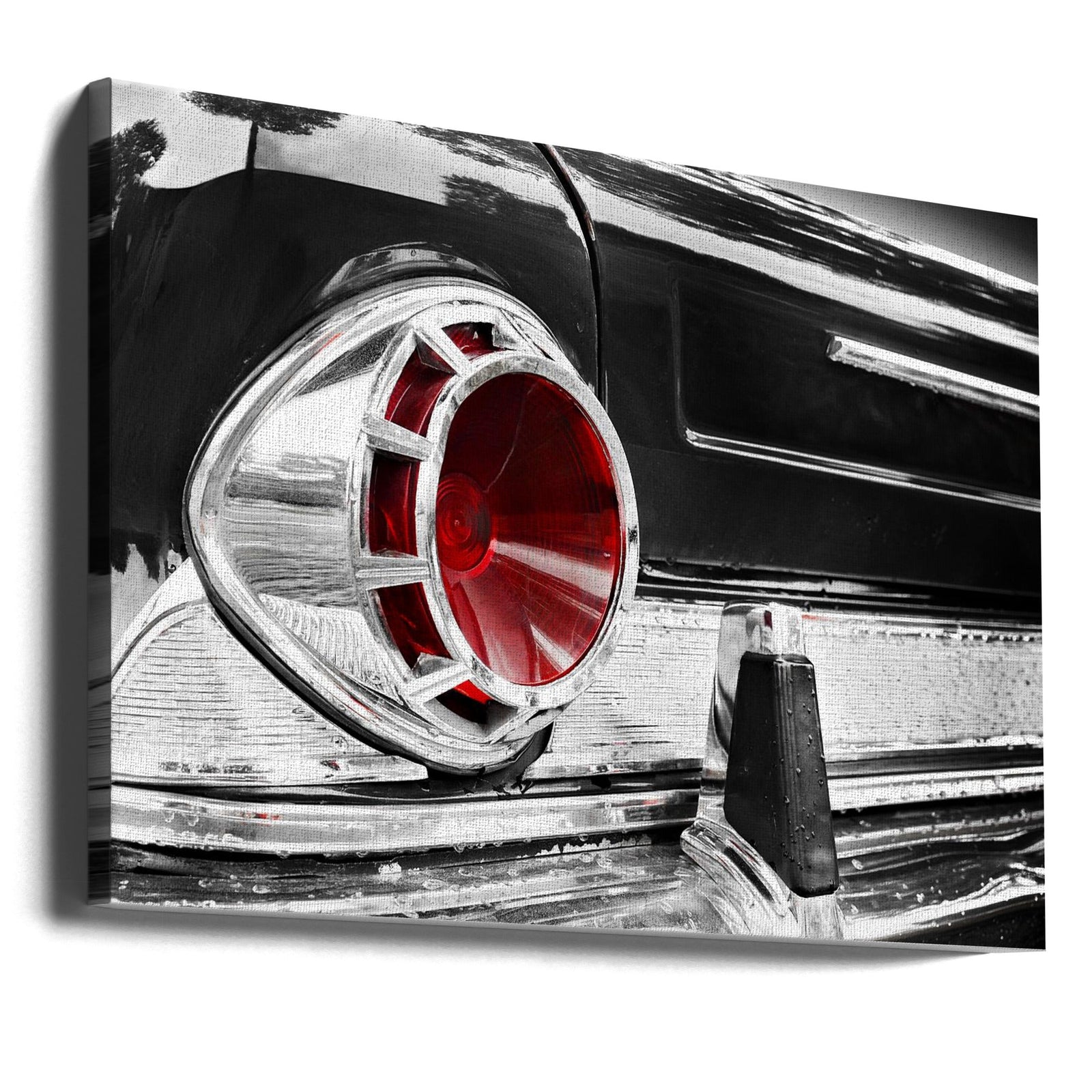 US classic car 1963 New Yorker rear abstract - Stretched Canvas, Poster or Fine Art Print I Heart Wall Art
