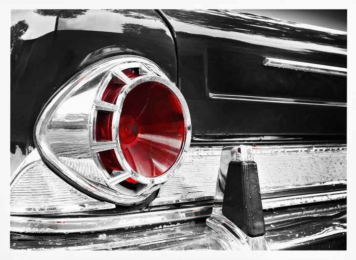 US classic car 1963 New Yorker rear abstract - Stretched Canvas, Poster or Fine Art Print I Heart Wall Art
