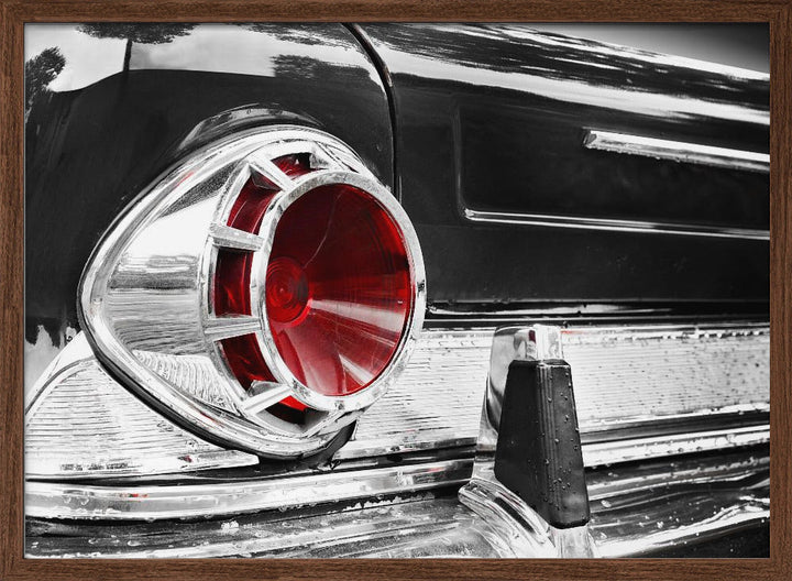 US classic car 1963 New Yorker rear abstract - Stretched Canvas, Poster or Fine Art Print I Heart Wall Art