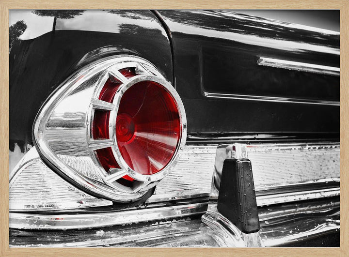 US classic car 1963 New Yorker rear abstract - Stretched Canvas, Poster or Fine Art Print I Heart Wall Art