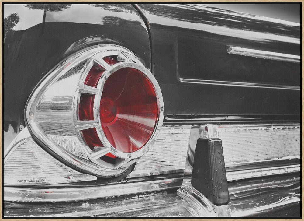 US classic car 1963 New Yorker rear abstract - Stretched Canvas, Poster or Fine Art Print I Heart Wall Art