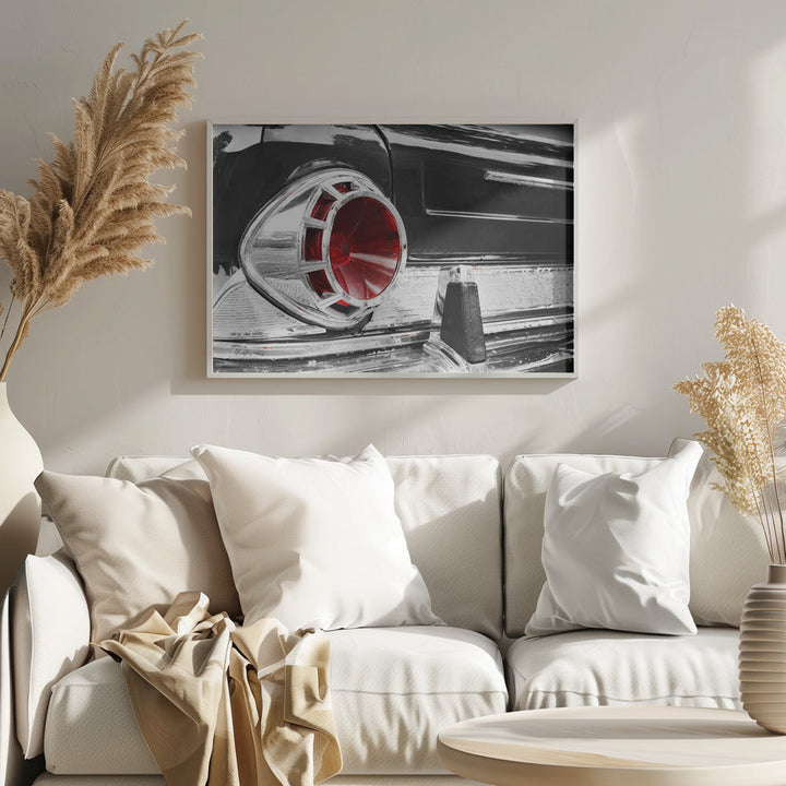 US classic car 1963 New Yorker rear abstract - Stretched Canvas, Poster or Fine Art Print I Heart Wall Art