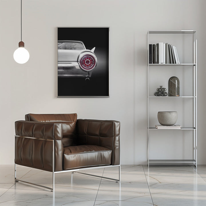US classic car 1963 Thunderbird Coupe - Stretched Canvas, Poster or Fine Art Print I Heart Wall Art