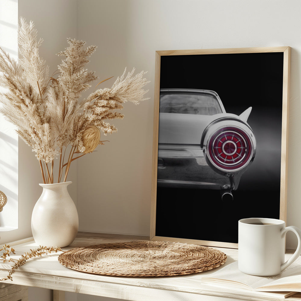 US classic car 1963 Thunderbird Coupe - Stretched Canvas, Poster or Fine Art Print I Heart Wall Art