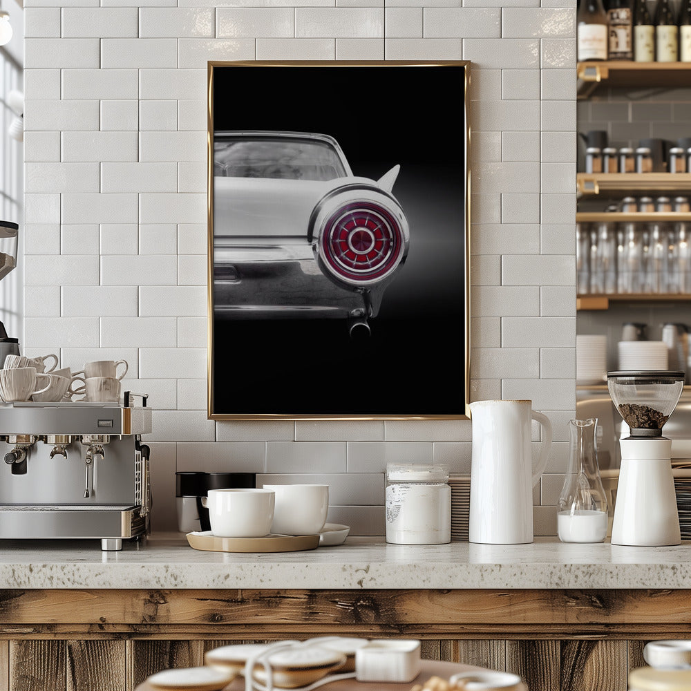 US classic car 1963 Thunderbird Coupe - Stretched Canvas, Poster or Fine Art Print I Heart Wall Art