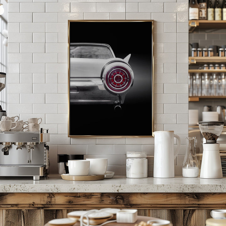 US classic car 1963 Thunderbird Coupe - Stretched Canvas, Poster or Fine Art Print I Heart Wall Art