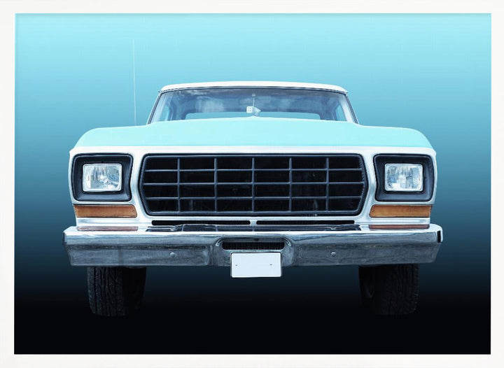 US classic car F150 Pickup truck 1978 - Stretched Canvas, Poster or Fine Art Print I Heart Wall Art
