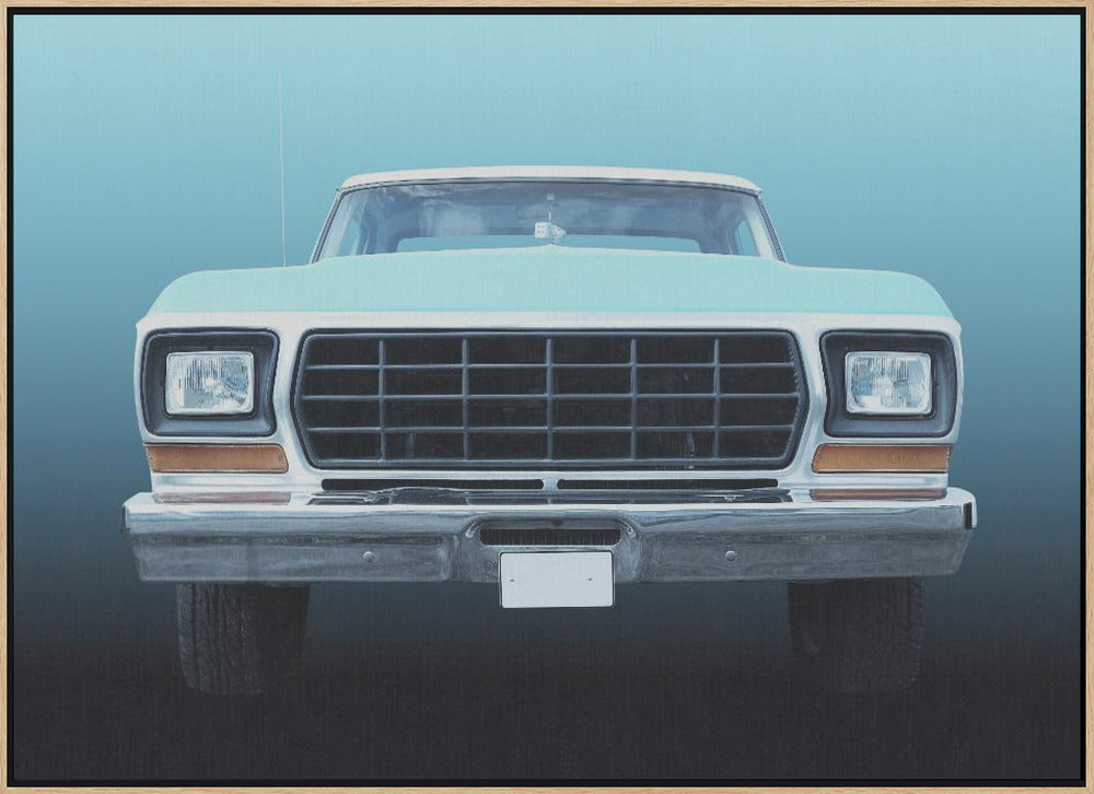 US classic car F150 Pickup truck 1978 - Stretched Canvas, Poster or Fine Art Print I Heart Wall Art