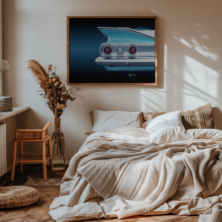 US classic car impala convertible 1960 - Stretched Canvas, Poster or Fine Art Print I Heart Wall Art