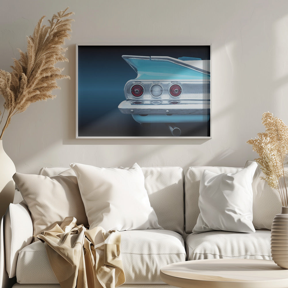 US classic car impala convertible 1960 - Stretched Canvas, Poster or Fine Art Print I Heart Wall Art