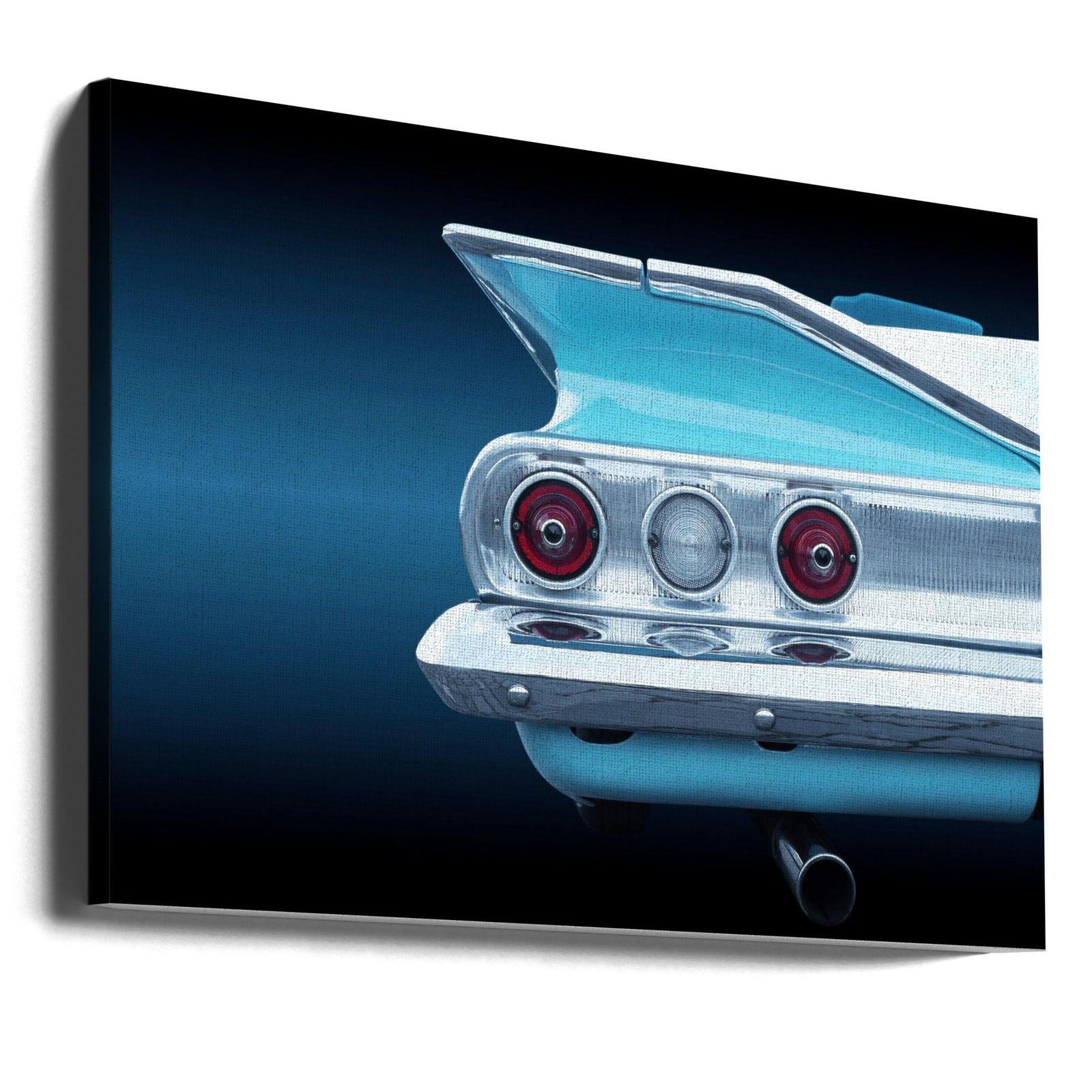 US classic car impala convertible 1960 - Stretched Canvas, Poster or Fine Art Print I Heart Wall Art