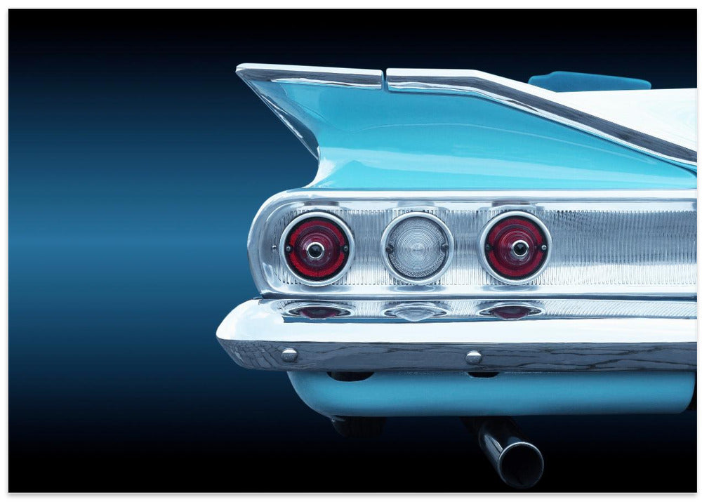 US classic car impala convertible 1960 - Stretched Canvas, Poster or Fine Art Print I Heart Wall Art