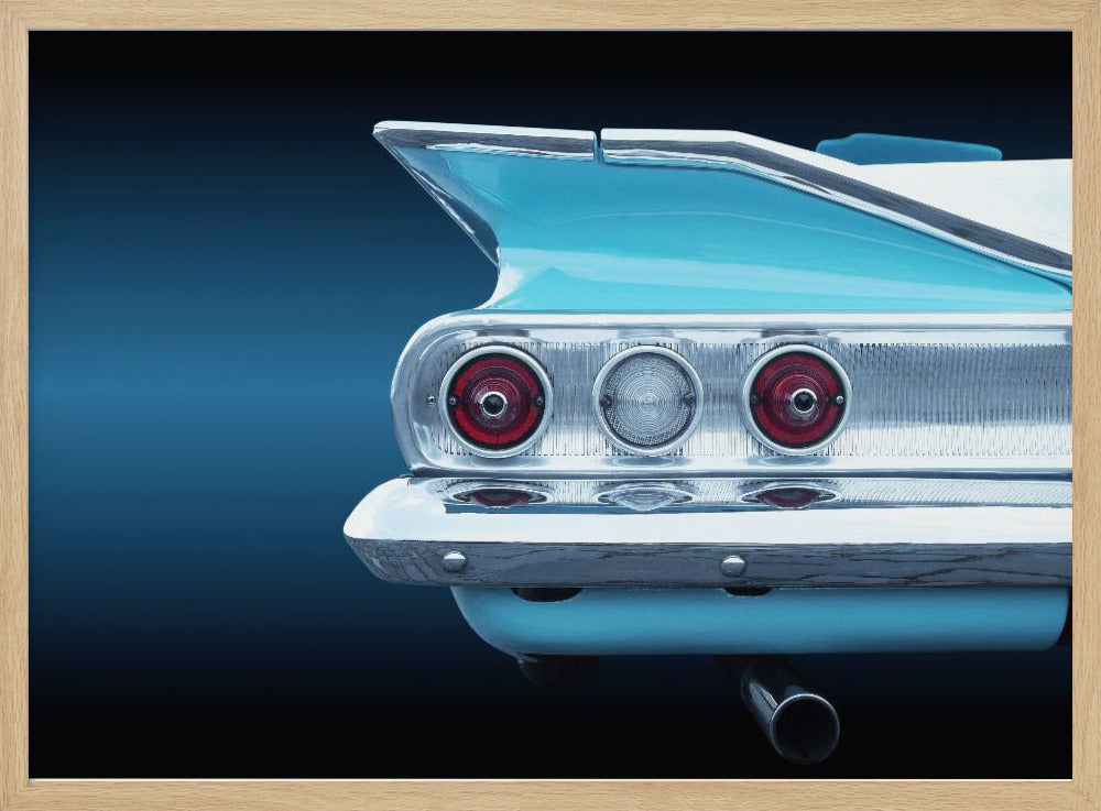 US classic car impala convertible 1960 - Stretched Canvas, Poster or Fine Art Print I Heart Wall Art