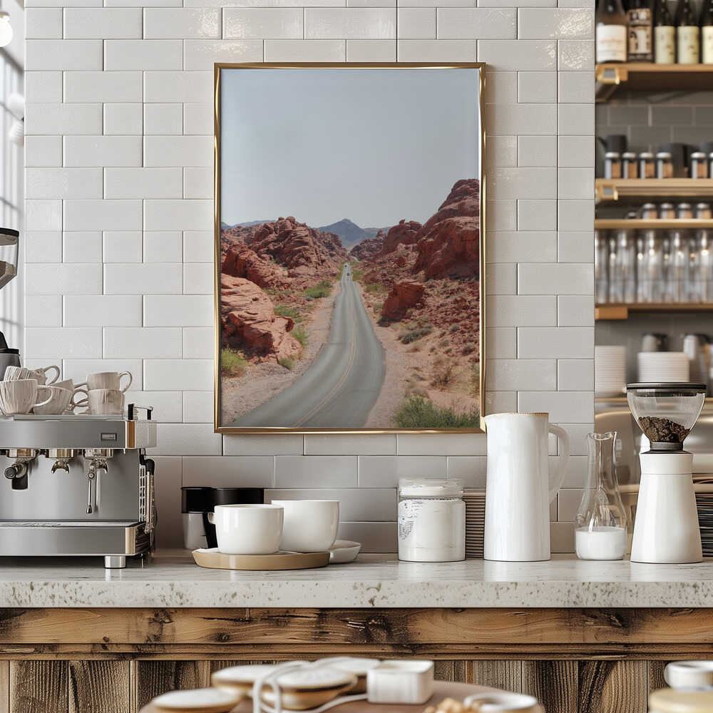 Valley of Fire - Stretched Canvas, Poster or Fine Art Print - I Heart Wall Art - Poster Print, Canvas Print or Framed Art Print