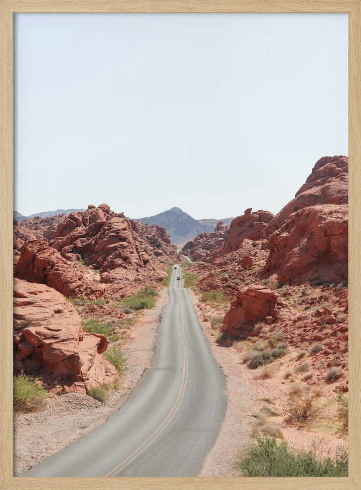 Valley of Fire - Stretched Canvas, Poster or Fine Art Print - I Heart Wall Art - Poster Print, Canvas Print or Framed Art Print