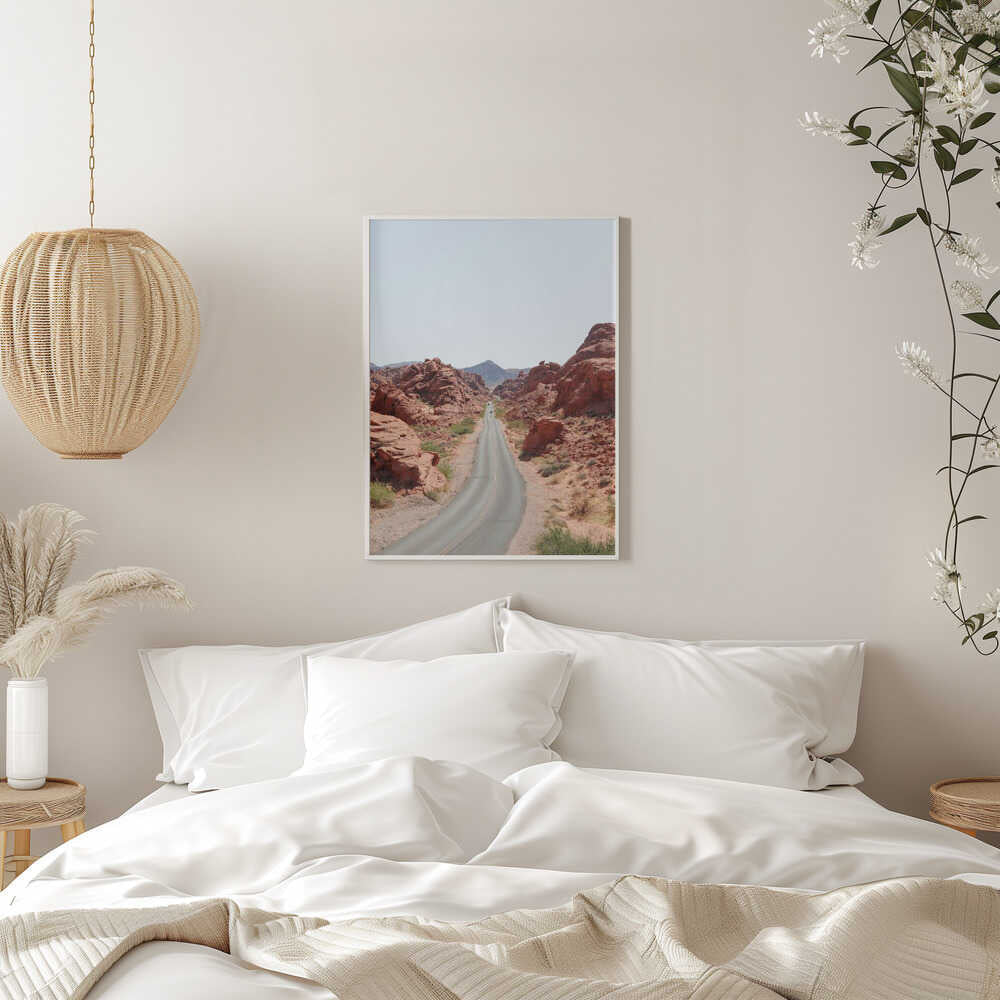 Valley of Fire - Stretched Canvas, Poster or Fine Art Print - I Heart Wall Art - Poster Print, Canvas Print or Framed Art Print