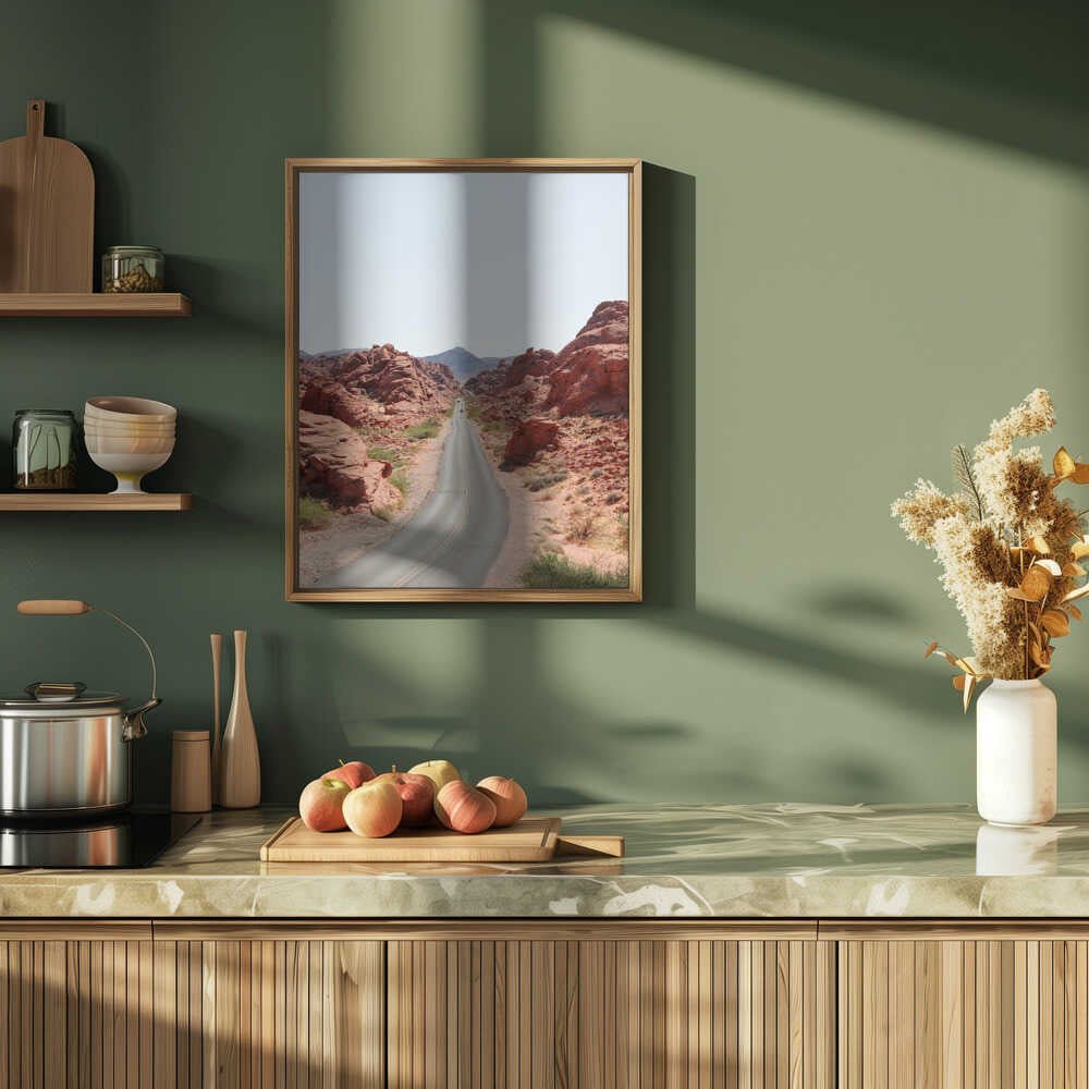 Valley of Fire - Stretched Canvas, Poster or Fine Art Print - I Heart Wall Art - Poster Print, Canvas Print or Framed Art Print