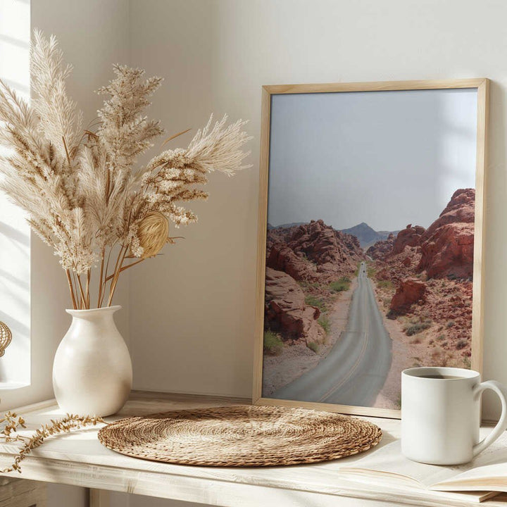 Valley of Fire - Stretched Canvas, Poster or Fine Art Print - I Heart Wall Art - Poster Print, Canvas Print or Framed Art Print