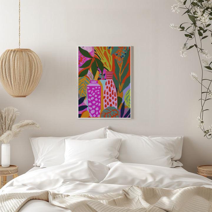 Vases And Botanic - Stretched Canvas, Poster or Fine Art Print I Heart Wall Art