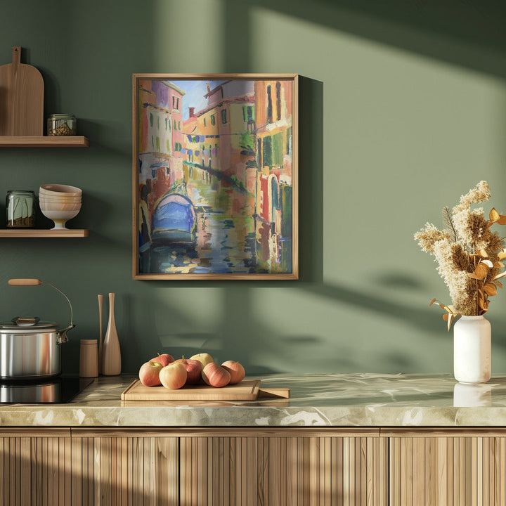 Venetian Reflections - Stretched Canvas, Poster or Fine Art Print I Heart Wall Art