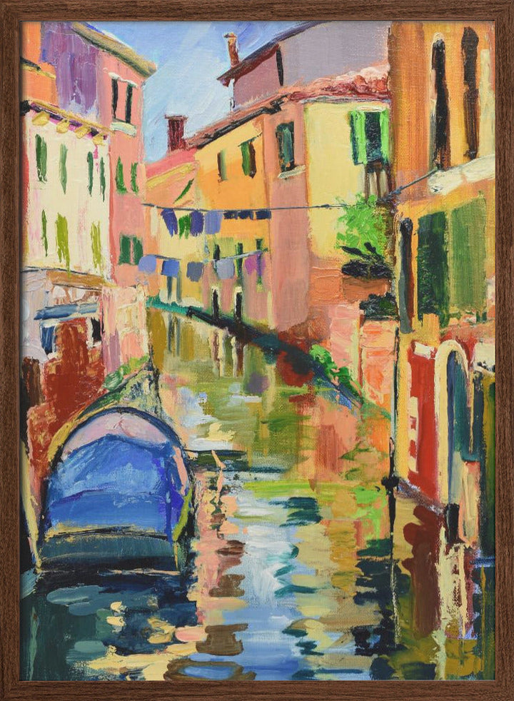 Venetian Reflections - Stretched Canvas, Poster or Fine Art Print I Heart Wall Art