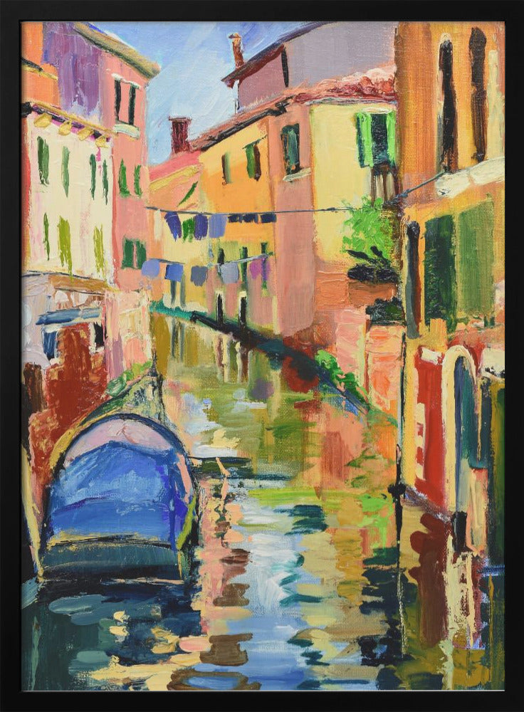 Venetian Reflections - Stretched Canvas, Poster or Fine Art Print I Heart Wall Art