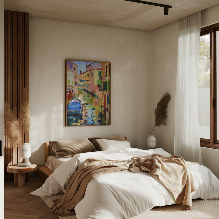 Venetian Reflections - Stretched Canvas, Poster or Fine Art Print I Heart Wall Art