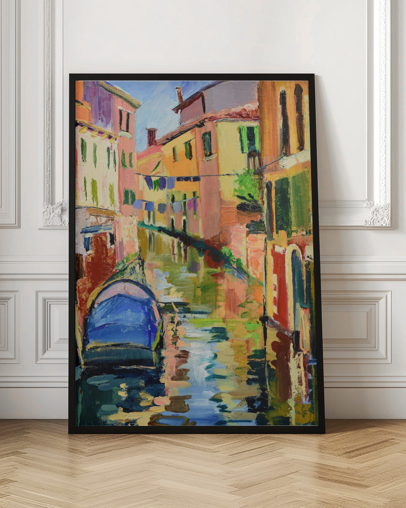 Venetian Reflections - Stretched Canvas, Poster or Fine Art Print I Heart Wall Art