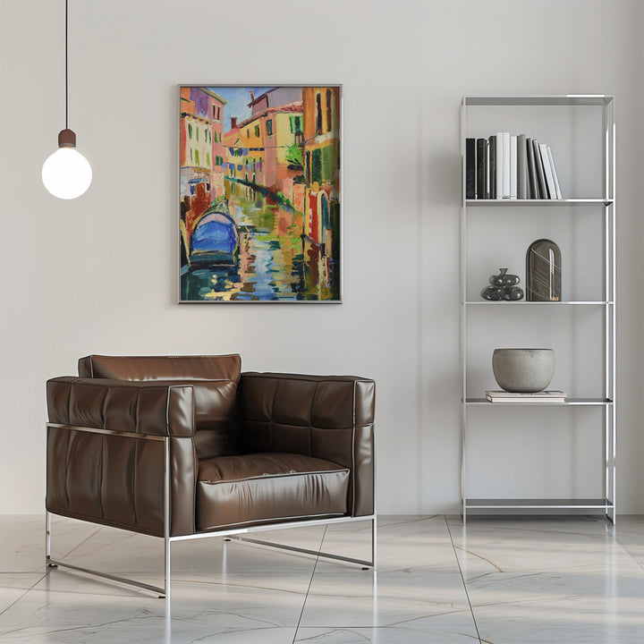 Venetian Reflections - Stretched Canvas, Poster or Fine Art Print I Heart Wall Art