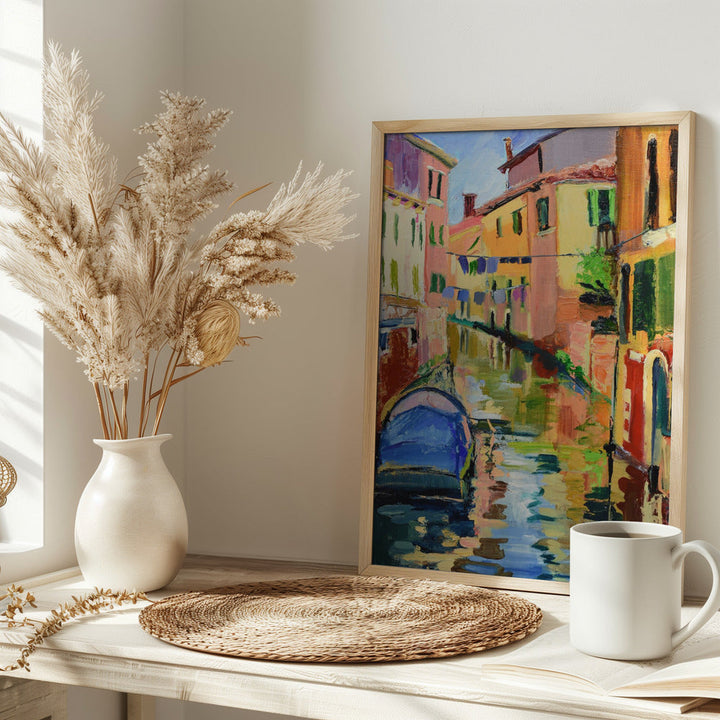 Venetian Reflections - Stretched Canvas, Poster or Fine Art Print I Heart Wall Art