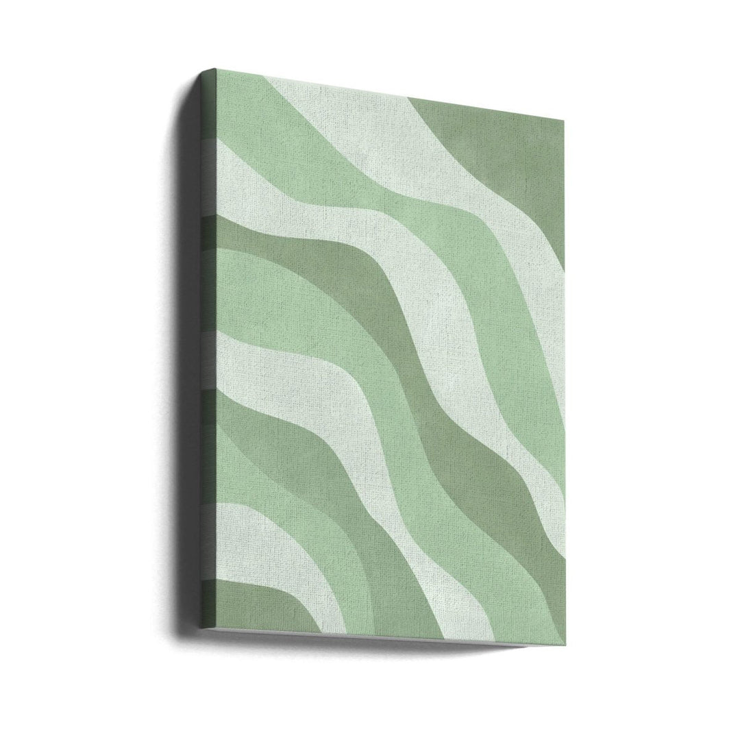 Verdant Waves - Stretched Canvas, Poster or Fine Art Print - I Heart Wall Art - Poster Print, Canvas Print or Framed Art Print