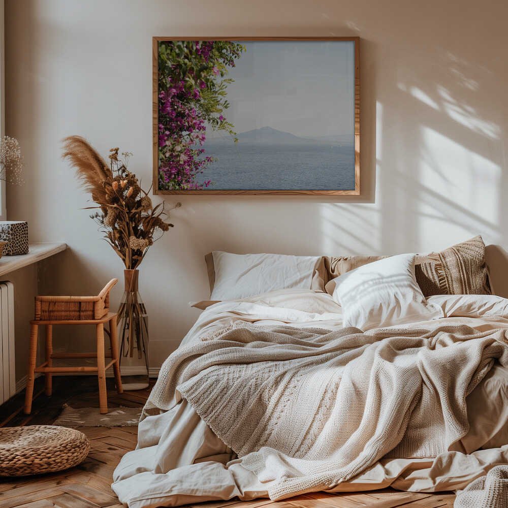 Vesuvius Landscape - Stretched Canvas, Poster or Fine Art Print - I Heart Wall Art - Poster Print, Canvas Print or Framed Art Print