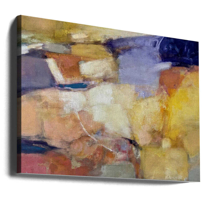 Vibrant Abstract Fields - Stretched Canvas Poster or Fine Art Print