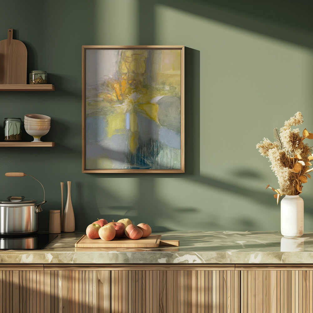 Vibrant Abstract Flow - Stretched Canvas Poster or Fine Art Print