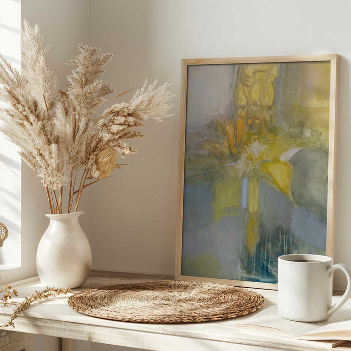 Vibrant Abstract Flow - Stretched Canvas Poster or Fine Art Print