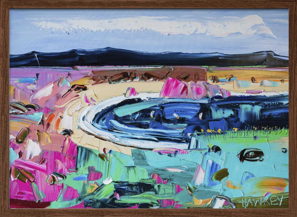 Vibrant Abstract Landscape - Stretched Canvas, Poster or Fine Art Print by Angela Hawkey - I Heart Wall Art - Poster Print, Canvas Print or Framed Art Print