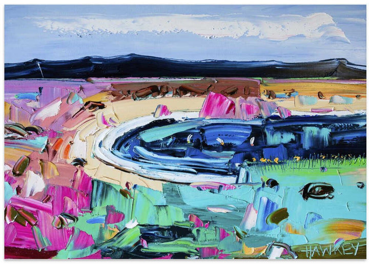 Vibrant Abstract Landscape - Stretched Canvas, Poster or Fine Art Print by Angela Hawkey - I Heart Wall Art - Poster Print, Canvas Print or Framed Art Print