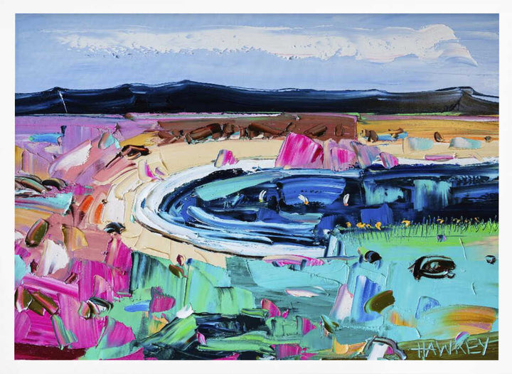 Vibrant Abstract Landscape - Stretched Canvas, Poster or Fine Art Print by Angela Hawkey - I Heart Wall Art - Poster Print, Canvas Print or Framed Art Print