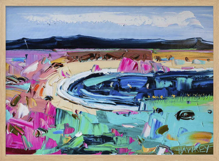 Vibrant Abstract Landscape - Stretched Canvas, Poster or Fine Art Print by Angela Hawkey - I Heart Wall Art - Poster Print, Canvas Print or Framed Art Print